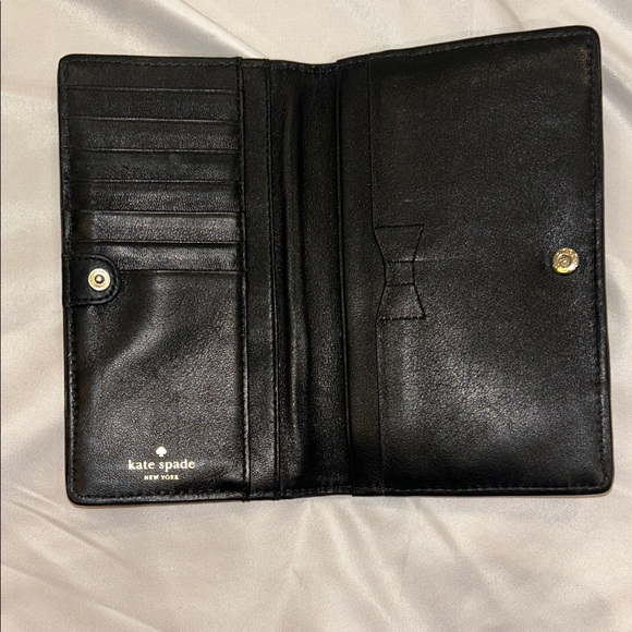 Kate Spade Quilted Black Wallet - Picture 3 of 8